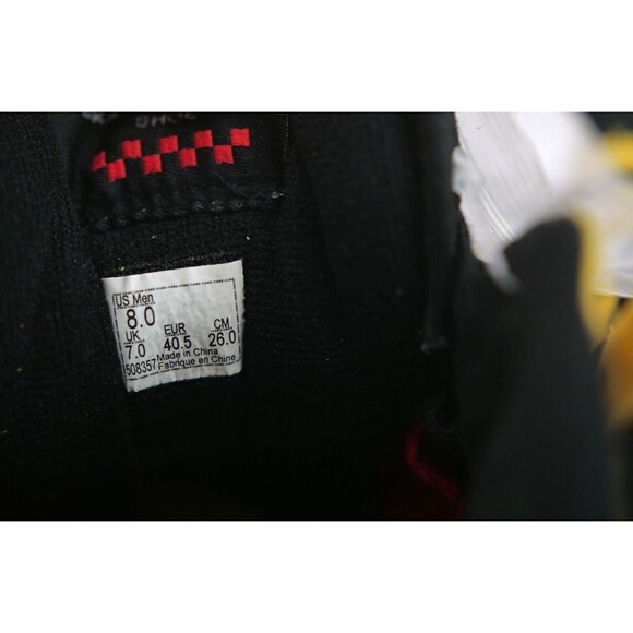 VANS Half Cab Bruce Lee Taxi Yellow Suede‎ 2 Sets Laces PopCush Shoes Men's 8 - Picture 6 of 9